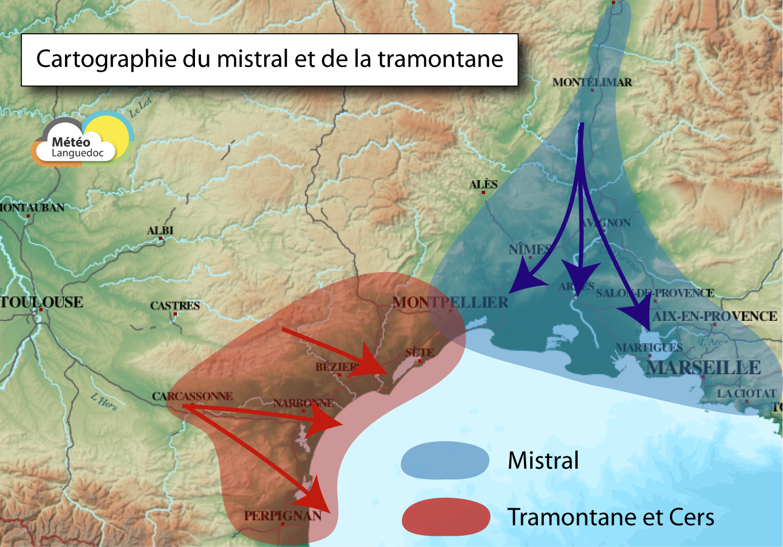 learn wind tramontane and mistral