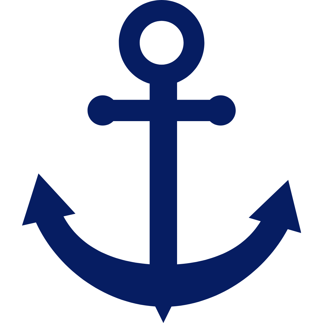 icone d'une ancre de bateau